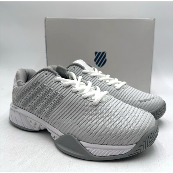 K-Swiss HYPERCOURT EXPRESS 2 Women's NEW Athletic Sneaker Grey US Size 7.5 Wide - Picture 1 of 11